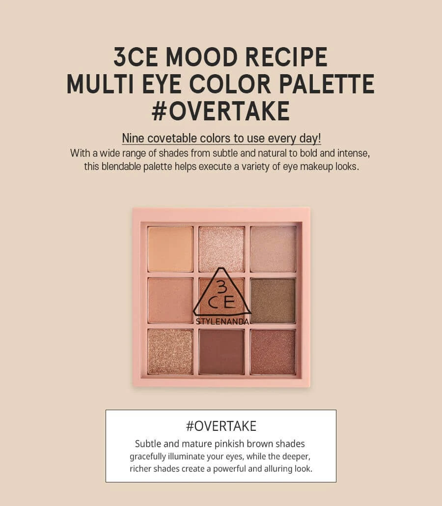Mood Recipe Multi Eye Color Palette - 3 Types (1pc) 5 Mood Recipe Multi Eye Color Palette - 3 Types (1pc) - Image 3
