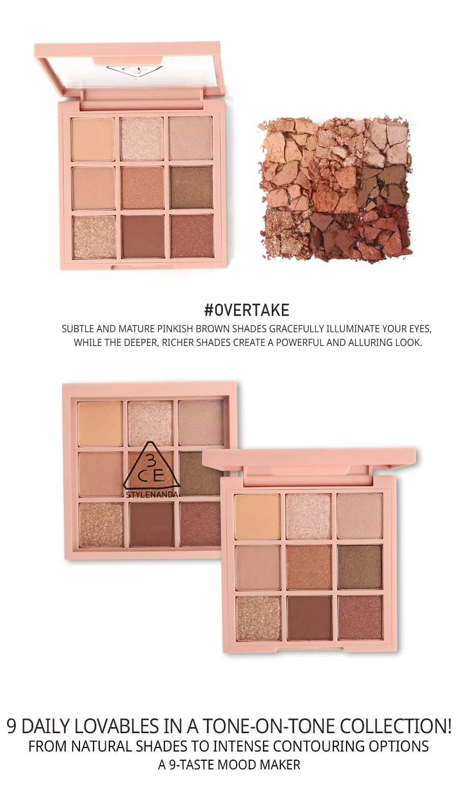 Mood Recipe Multi Eye Color Palette - 3 Types (1pc) 7 Mood Recipe Multi Eye Color Palette - 3 Types (1pc) - Image 5