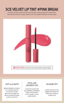 Velvet Lip Tint (1pc) 27 Velvet Lip Tint (1pc) -Glow Skincare Store 3CE Velvet Lip Tint 13