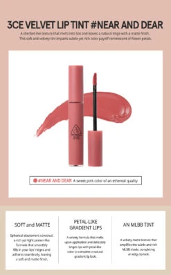 Velvet Lip Tint (1pc) 25 Velvet Lip Tint (1pc) -Glow Skincare Store 3CE Velvet Lip Tint 9