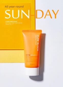 Pure Block Natural Daily Sun Cream -Glow Skincare Store A PieuPureBlockNaturalDailySunCream 50ml 2