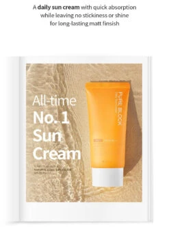 Pure Block Natural Daily Sun Cream -Glow Skincare Store A PieuPureBlockNaturalDailySunCream 50ml 6