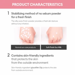 All Around Safe Block Soft Finish Sun Milk (70ml) -Glow Skincare Store All AroundSafeBlockSoftFinishSunMilk 70ml 6