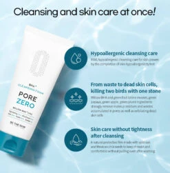 Pore Zero BHA+ Cleansing Foam (150g) -Glow Skincare Store BeTheSkinPoreZeroBHA CleansingFoam 150g 4