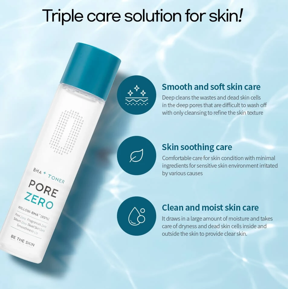 Pore Zero BHA+ Toner (150ml) 6 Pore Zero BHA+ Toner (150ml) - Image 4