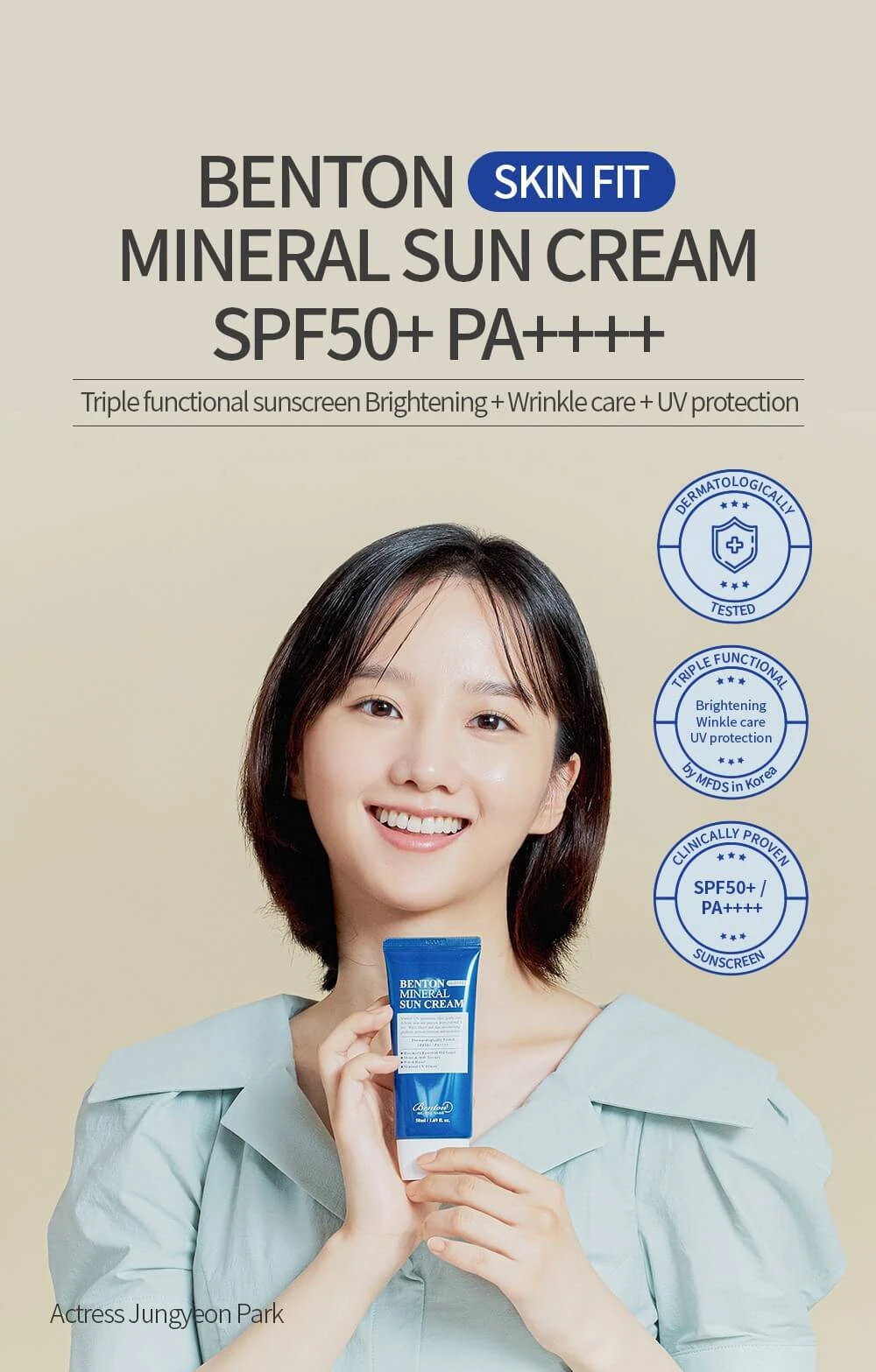 Skin Fit Mineral Sun Cream (50ml) 4 Skin Fit Mineral Sun Cream (50ml) - Image 2