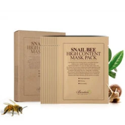 Snail Bee High Content Mask Pack (1pc) -Glow Skincare Store BentonSnailBeeHighContentMaskPack1pc3