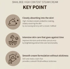 Snail Bee High Content Steam Cream (50g) -Glow Skincare Store BentonSnailBeeHighContentSteamCream 50g 5