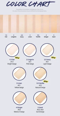 Kill Cover Founwear Cushion All New (7 Colours) (1pc) -Glow Skincare Store ClioKillCoverFounwearCushionAllNew 7Colours 1pc 8