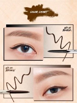 Sharp So Simple Waterproof Pencil Liner (6 Colours) -Glow Skincare Store ClioSharpSoSimpleWaterproofPencilLiner 6Colours 2