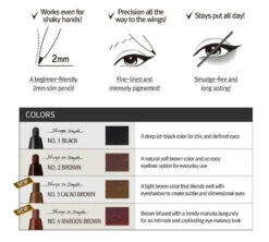 Sharp So Simple Waterproof Pencil Liner (6 Colours) -Glow Skincare Store ClioSharpSoSimpleWaterproofPencilLiner 6Colours 6