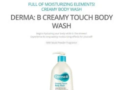 Creamy Touch Body Wash 8 Creamy Touch Body Wash -Glow Skincare Store DERMA BCreamyTouchBodyWash 400ml 3