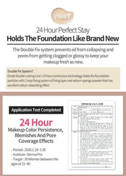 Double Lasting Foundation (30g) -Glow Skincare Store EtudeHouseDoubleLastingFoundationNEW4