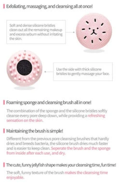 My Beauty Tool Exfoliating Jellyfish Silicon Brush -Glow Skincare Store EtudeHouseMyBeautyToolExfoliatingJellyfishSiliconBrush4