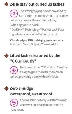 Lash Perm Curl Fix Mascara (1pc) 20 Lash Perm Curl Fix Mascara (1pc) -Glow Skincare Store Etude House Lash Perm Curl Fix Mascara 4