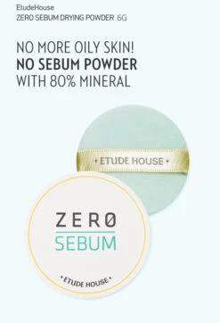 Zero Sebum Drying Powder 11 Zero Sebum Drying Powder -Glow Skincare Store Etude House Zero Sebum Drying Powder 4