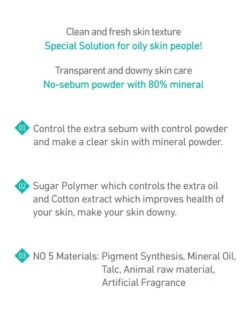 Zero Sebum Drying Powder 12 Zero Sebum Drying Powder -Glow Skincare Store Etude House Zero Sebum Drying Powder 5