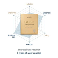 Gold Hydrogel Mask Pack (1pc) -Glow Skincare Store GoldHydrogelMaskPack 1pc 3