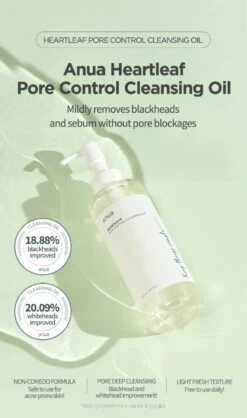 Heartleaf Pore Control Cleansing Oil (200ml) -Glow Skincare Store HeartleafPoreControlCleansingOil 200ml 3