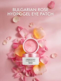 Bulgarian Rose Water Hydrogel Eye Patch (60 Pcs) -Glow Skincare Store Heimish Bulgarian Rose Water Hydrogel Eye Patch 3