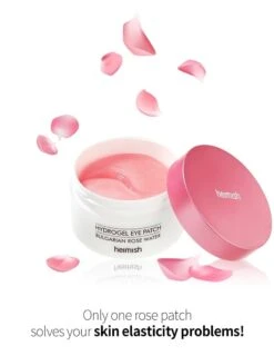 Bulgarian Rose Water Hydrogel Eye Patch (60 Pcs) -Glow Skincare Store Heimish Bulgarian Rose Water Hydrogel Eye Patch 4