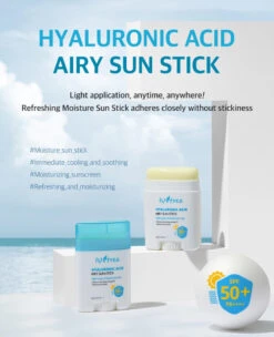 Hyaluronic Acid Airy Sun Stick (22g) 11 Hyaluronic Acid Airy Sun Stick (22g) -Glow Skincare Store IsntreeHyaluronicAcidAirySunStick 22g 3