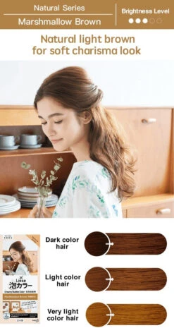 Kao Liese Creamy Bubble Hair Color (21 Types) 29 Kao Liese Creamy Bubble Hair Color (21 Types) -Glow Skincare Store KaoLieseCreamyBubbleNaturalHairColor 7Types 4