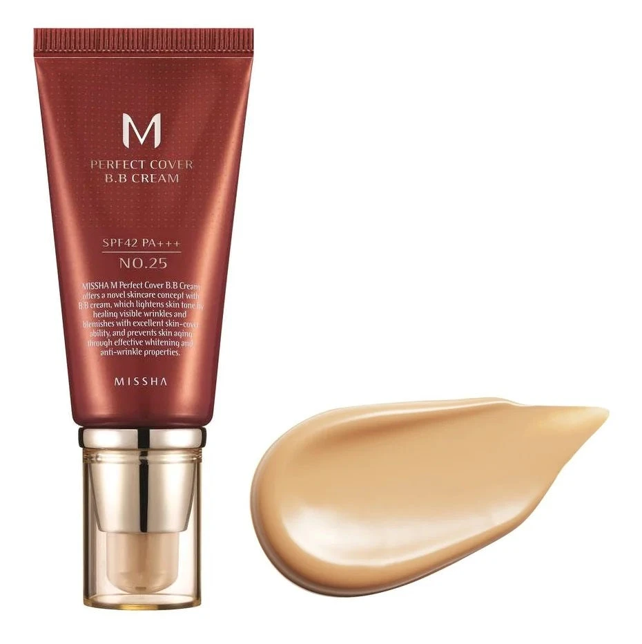 M Perfect Cover BB Cream SPF42 PA+++ 7 Colours (50ml) 9 M Perfect Cover BB Cream SPF42 PA+++ 7 Colours (50ml) - Image 7