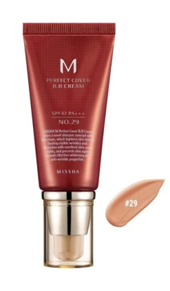 M Perfect Cover BB Cream SPF42 PA+++ 7 Colours (50ml) 22 M Perfect Cover BB Cream SPF42 PA+++ 7 Colours (50ml) -Glow Skincare Store MISSHAMPerfectCoverBBCreamSPF42PA 5Colors 15