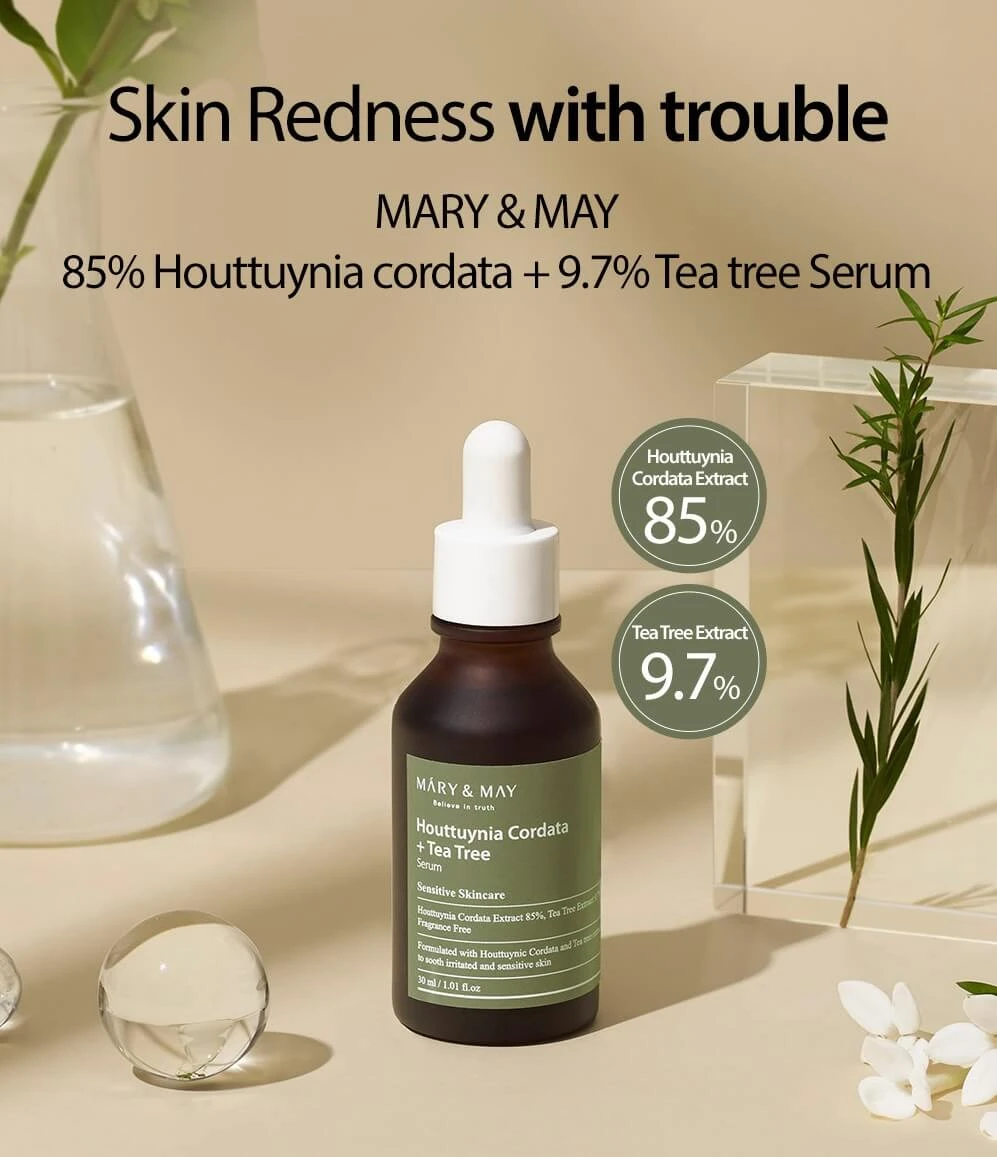 Houttuynia Cordata + Tea Tree Serum (30ml) 5 Houttuynia Cordata + Tea Tree Serum (30ml) - Image 3