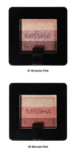 Triple Shadow (16 Colors) (1pc) -Glow Skincare Store MisshaTrippleShadow 16Colors 5