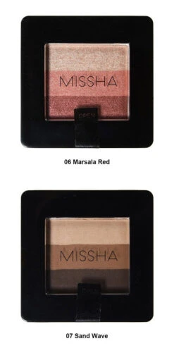 Triple Shadow (16 Colors) (1pc) -Glow Skincare Store MisshaTrippleShadow 16Colors 7