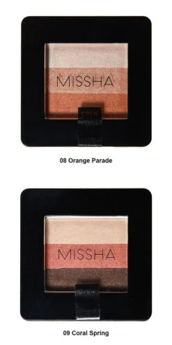 Triple Shadow (16 Colors) (1pc) -Glow Skincare Store MisshaTrippleShadow 16Colors 8