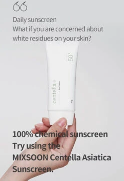 Centella Sun Cream (50g) 13 Centella Sun Cream (50g) -Glow Skincare Store MixsoonCentellaSunCream 50g 4