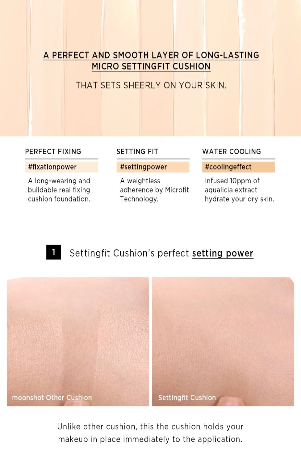 Micro Setting Fit Cushion SPF50+ PA+++ (12g) 6 Micro Setting Fit Cushion SPF50+ PA+++ (12g) - Image 4