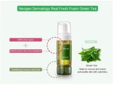 Dermalogy Real Fresh Foam (160g) 15 Dermalogy Real Fresh Foam (160g) -Glow Skincare Store NEOGENDermalogyRealFreshFoamGreenTea 160g 3