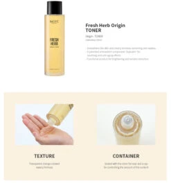 Fresh Herb Origin Toner (150ml) -Glow Skincare Store Nacific Fresh Herb Origin Toner 150ml 9