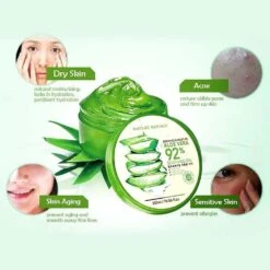 Soothing & Moisture Aloe Vera 92% Soothing Gel -Glow Skincare Store Nature Republic Soothing Moisture Aloe Vera 92 Soothing Gel 5