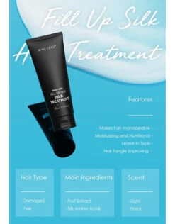 Magic Nine Fill Up Silk Hair Treatment (200mL) -Glow Skincare Store NineLessMagicNineFillUpSilkHairTreatment 200mL 3