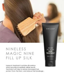 Magic Nine Fill Up Silk Hair Treatment (200mL) -Glow Skincare Store NineLessMagicNineFillUpSilkHairTreatment 200mL 5