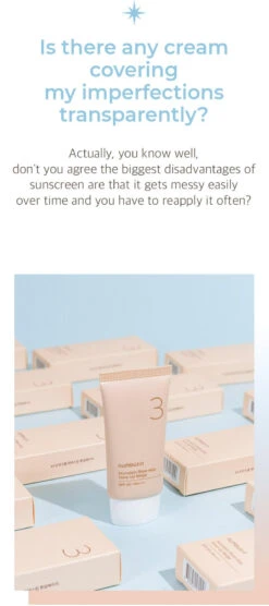 No. 3 Porcelain Base-Skip Tone Up Beige (50ml) -Glow Skincare Store NumbuzinNo.3PorcelainBase SkipToneUpBeige 50ml 3