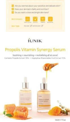 Propolis Vitamin Synergy Serum (50ml) -Glow Skincare Store Propolis Vitamin Synergy Serum 3