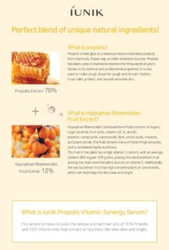 Propolis Vitamin Synergy Serum (50ml) -Glow Skincare Store Propolis Vitamin Synergy Serum 5