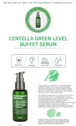 Centella Green Level Buffet Serum (60ml) -Glow Skincare Store PuritoCentellaGreenLevelBuffetSerum60mL3