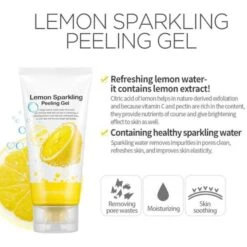 Lemon Sparkling Peeling Gel (120ml) 8 Lemon Sparkling Peeling Gel (120ml) -Glow Skincare Store Secret Key Lemon Sparkling Peeling Gel 6