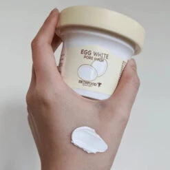 Egg White Pore Mask (125g) -Glow Skincare Store SkinfoodEggWhitePoreMask100g3