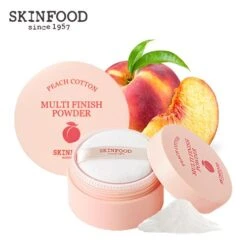 Peach Cotton Multi Finish Powder -Glow Skincare Store Skinfood Peach Cotton Multi Finish Powder 4