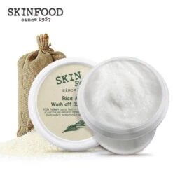 Rice Mask Wash Off (100g) -Glow Skincare Store Skinfood Rice Mask Wash Off 7