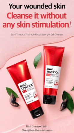 Snail Truecica Miracle Repair Low PH Gel Cleanser (100ml) -Glow Skincare Store SnailTruecicaMiracleRepairLowPHGelCleanserbySOMEBYMI 100ml 3