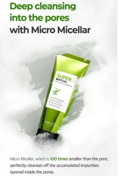 Super Matcha Pore Clean Cleansing Gel (100ml) 15 Super Matcha Pore Clean Cleansing Gel (100ml) -Glow Skincare Store SomeByMi SuperMatchaPoreCleanCleansingGel 100ml 4